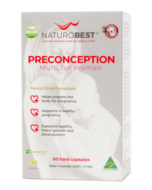 NaturoBest Preconception Multi for Women - 60 Capsules