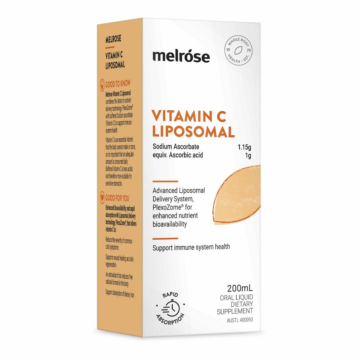 Melrose Vitamin C Liposomal - 200ml